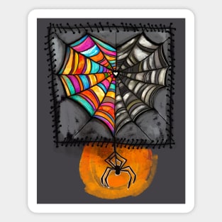 Ophelia Hall Friendship Window with Full Moon Spider Magnet